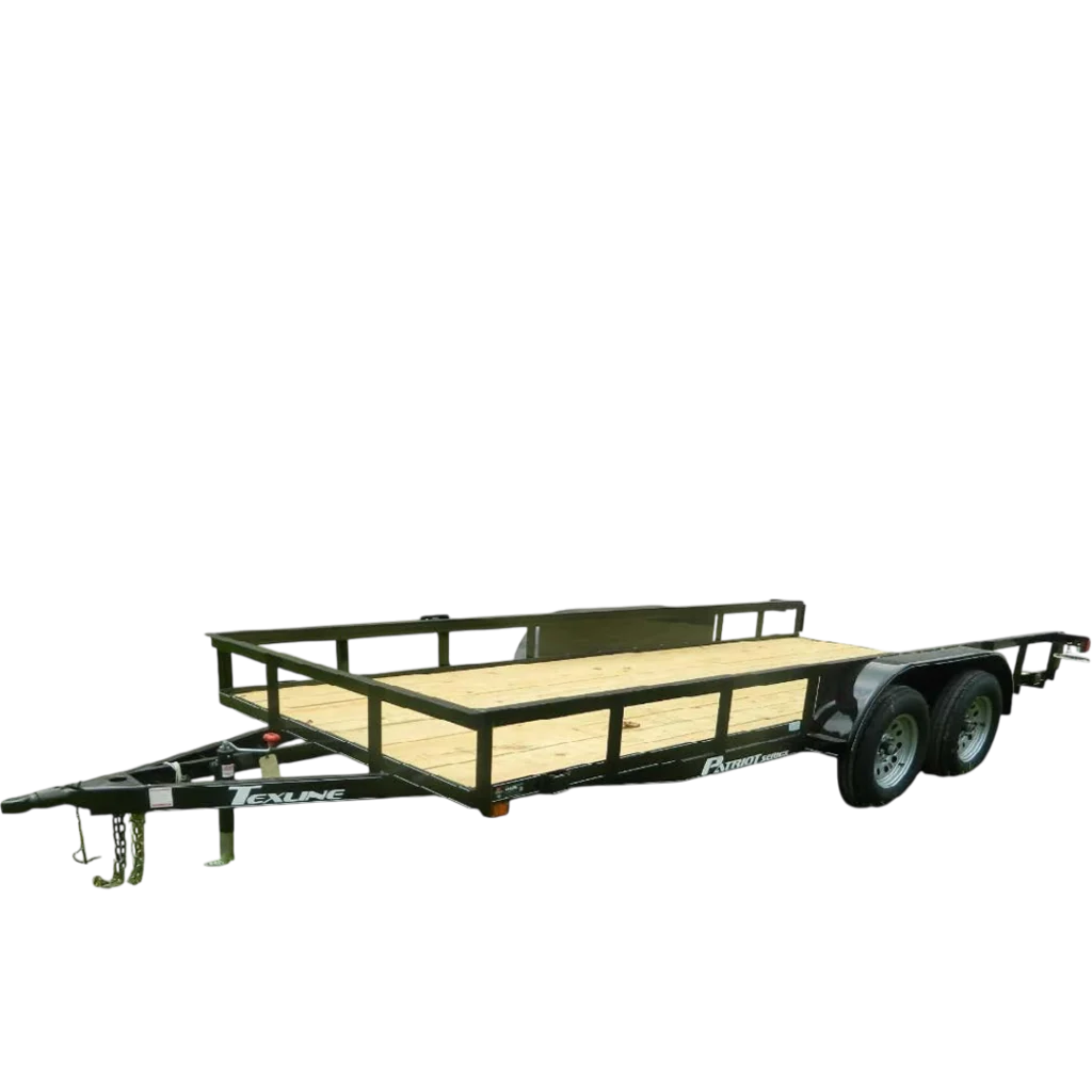 Texline Trailers | Trailer Manufacturer Introducing the Texline utility trailer, crafted by an expert Trailer Manufacturer. This high-quality trailer features dual axles and a durable wooden floor, making it a top choice in our Trailers for Sale. | Trailers for Sale