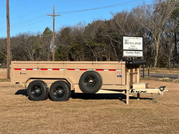 Texline 83″x16′ Tandem Axle Bumper Pull Dump