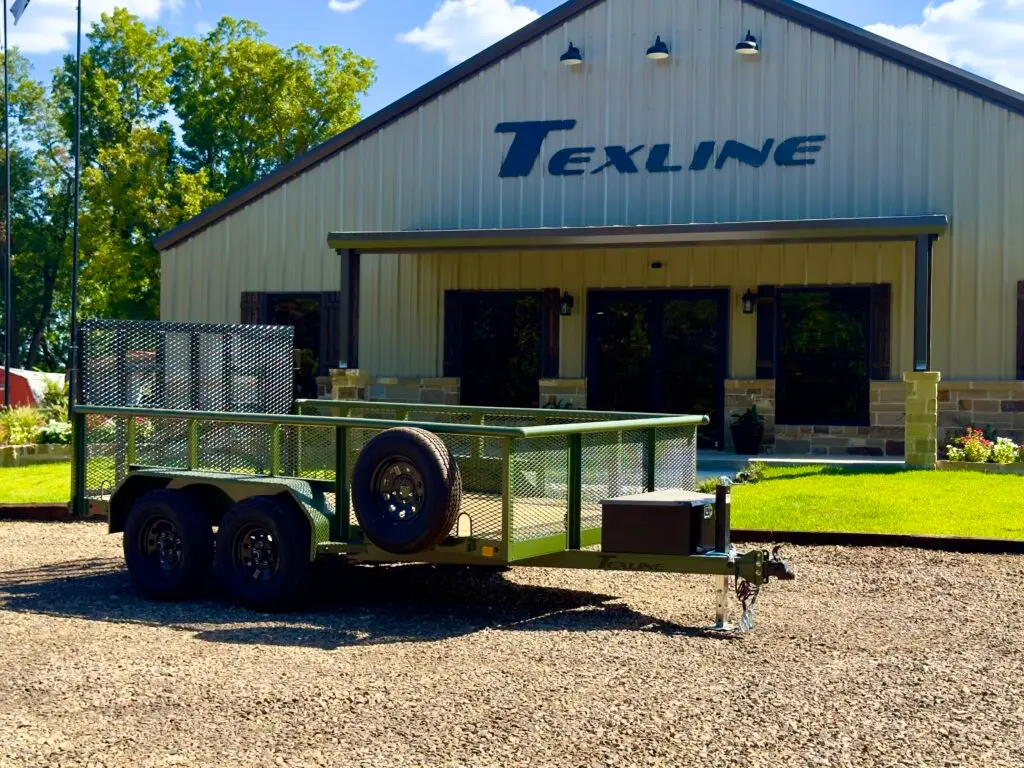 Texline Stealth 83″x12′ Tandem Axle Utility Trailer