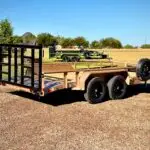 Texline Stealth 83″x16′ Tandem Axle Utility Trailer