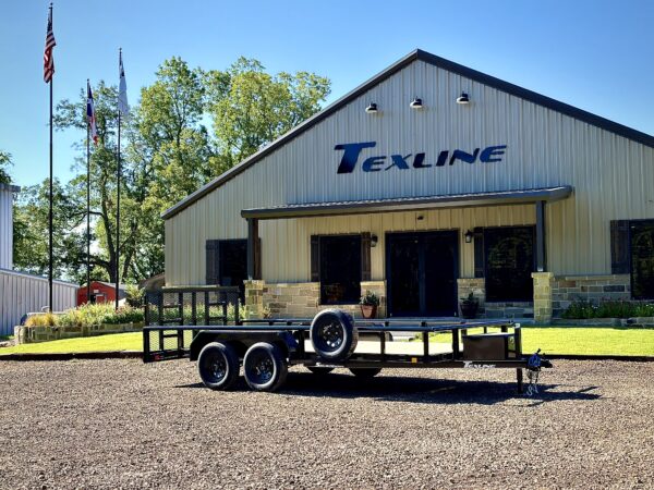 Texline Stealth 83″x16′ Tandem Axle Utility Trailer